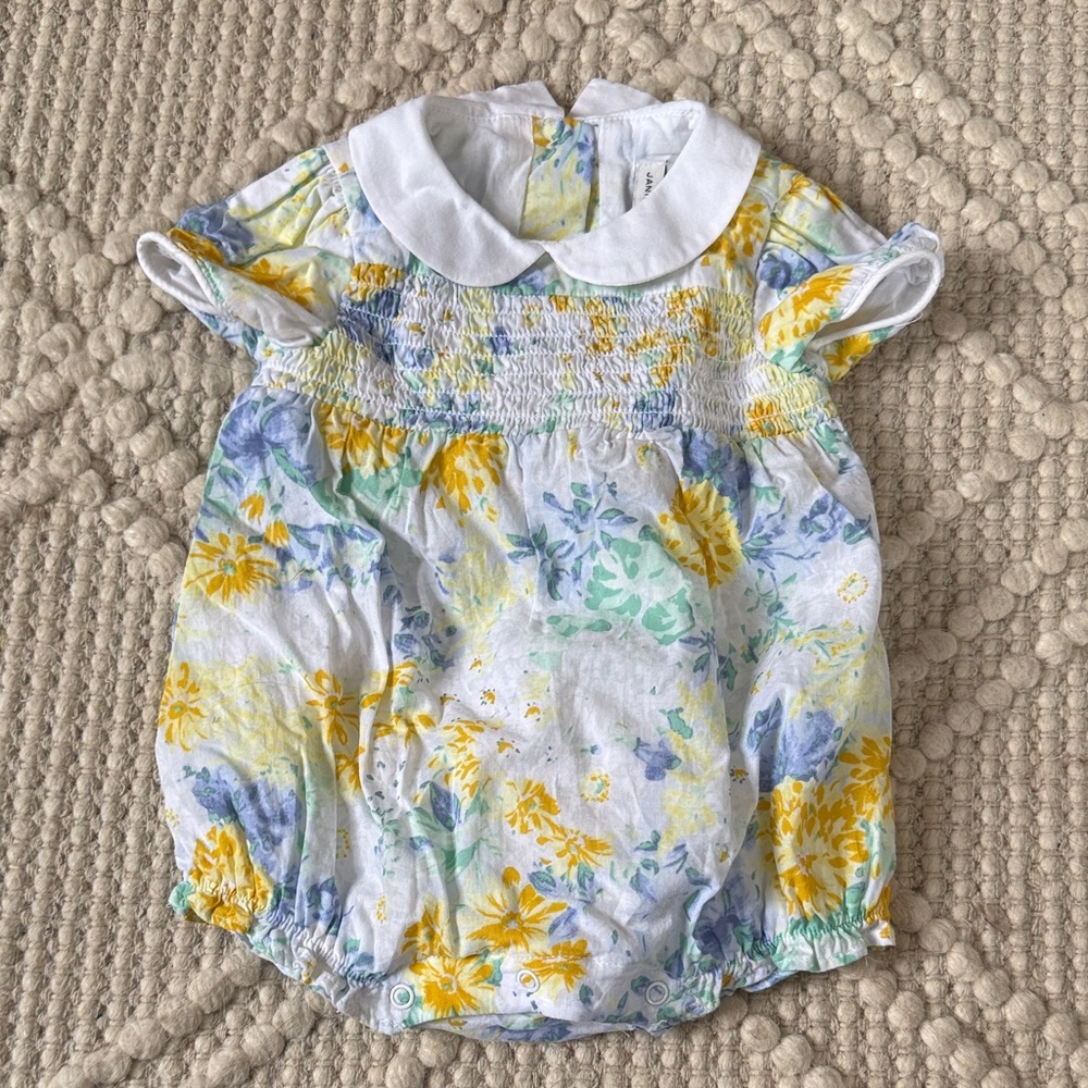Janie + Jack Baby Romper EUC